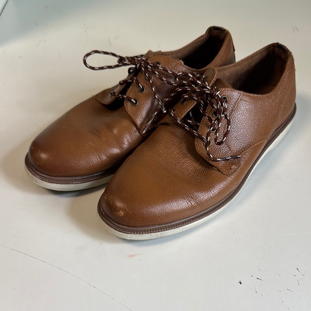 Florsheim Boy’s Brown Leather Lace-Up Shoes